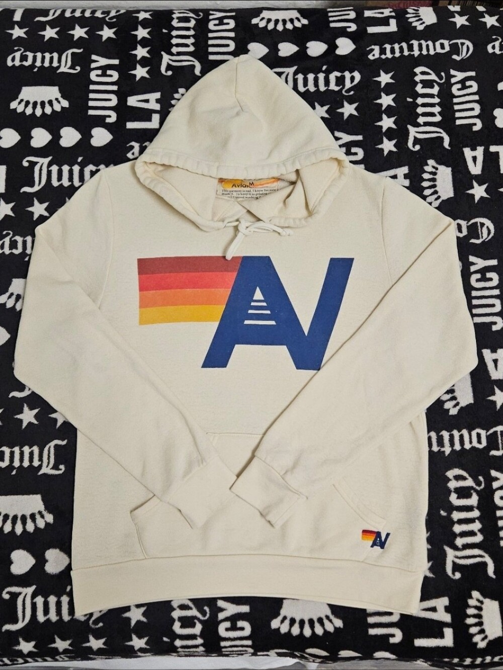 AVIATOR NATION LOGO PULLOVER HOODIE MEDIUM